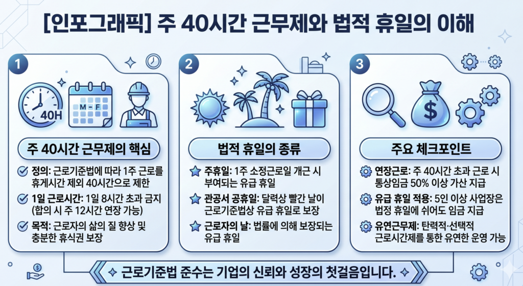 주말은 법적 휴일일까?